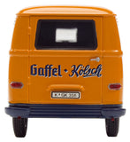 Schuco Edition 1:43 Gaffel Kölsch set of two vehicles Ford Taunus Transit FK 1000 and MB L322 Pick up truck. Limited Edition of 1000 pcs. (03196) July06