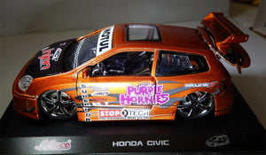 Schuco Junior Line Tuner car Honda Civic "Purple Hornies"