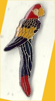 Lapel Pin Parrot