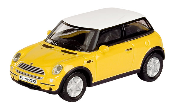 Schuco Edition 1:87  Mini Cooper, yellow