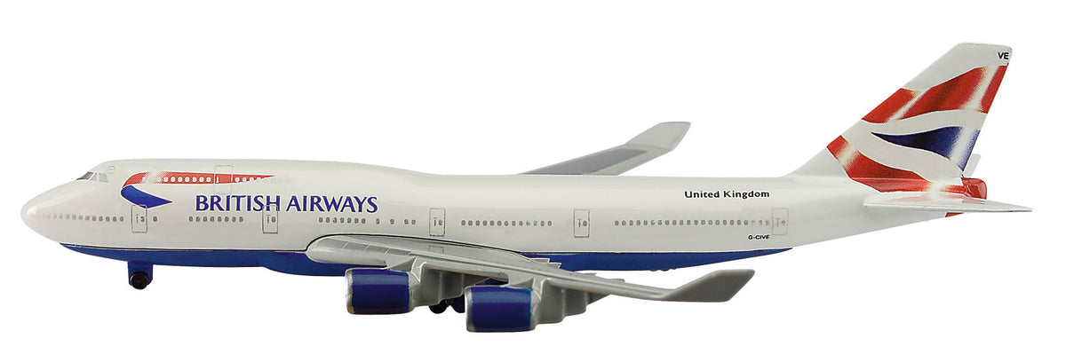 Schuco Schabak 1:600 Boeing 747-400 British Airways – German