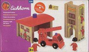 Eichhorn Fire Station with Fire Truck and two figure