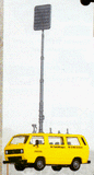 Roco VW T3 Kombi German Post office with TV signal detector antenna
