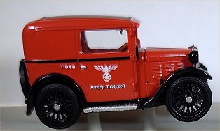 Brekina BMW Dixi Lieferwagen Deutsche Reichspost