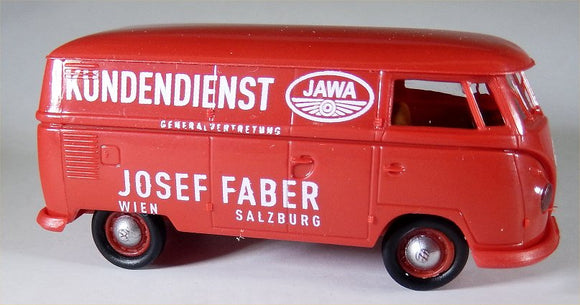 Brekina VW T1b Kastenwagen Josef Faber Kundendienst for JAWA