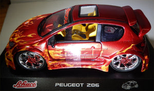 Schuco Junior Line Tuner car Peugeot 206 "ROTORA- Injen"