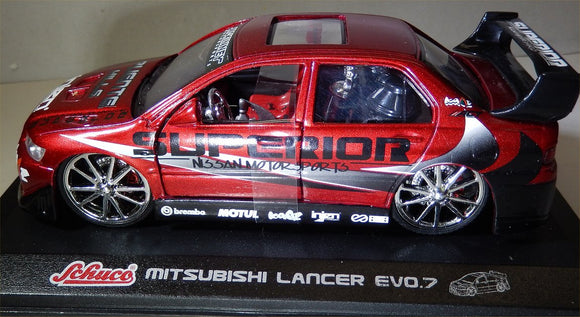 Schuco Junior Line Tuner car Mitsubishi Lancer EVO.7 