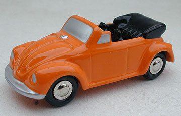 Schuco Piccolo VW Bug Cabrio orange