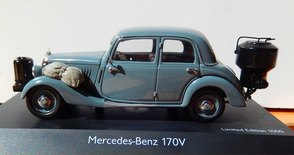Schuco Edition 1:43 Mercedes Benz 170 V with Wood Gas Generator