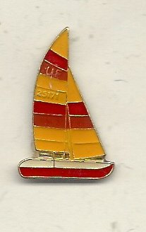 Lapel Pin Sail Boat