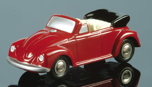 Schuco Piccolo VW Bug Cabrio dark red