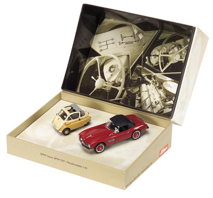 Schuco Edition 1:43 BMW Special Box Set of two Cars BMW Cars From Prodution Year 1955