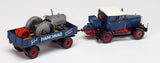 Schuco Edition 143 Hanomag pulling Tractor with 2 axle Trailer