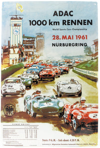 Schuco Piccolo set "Eifel Klassik 2003" Set  with 4 Historical Racing Cars racing at the Nürburgring in Germany