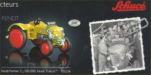 Schuco Piccolo Fendt Farmer 2 Tractor "100,000 Comemorative edition Gold