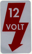 12 Volt Sticker
