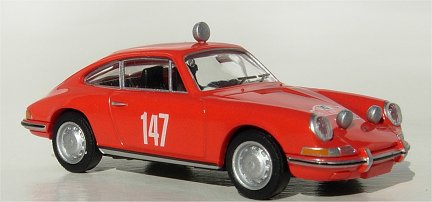 Brekina Porsche 911 Rallye Monte Carlo 1965 # 147