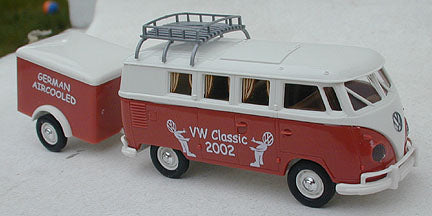 Brekina VW Camper with westfalia trailer VW Classic 2002