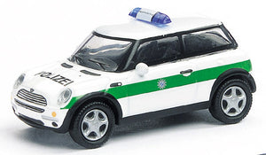 Schuco Edition 1:87  Mini Cooper, Polizei