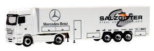 Schuco truck MB ActrosSchuco Edition 1:87 Mercedes Benz Actros V8  Truck and Trailer "DTM 2005 Salzgitter""