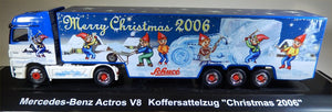 Schuco Edition 1:87 Mercedes Benz Actros V8 Truck and Trailer "Christmas Special 2006