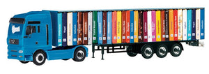 Schuco Edition 1:87 MAN TG-A Truck and Trailer "Ritter Sport Vollmilch"