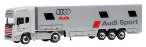 Schuco Edition 1:87 Scania 2a/3a Topline Truck and trailer  Audi Sport"