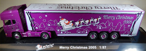 Schuco Edition 1:87 Scania 2a/3a Topline Truck ""Merry Christmas 2005