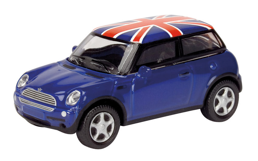 Schuco Edition 1:87 Mini Cooper, Union Jack – German Aircooled