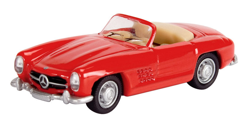 Schuco Edition 1:87 Mercedes Benz 300 SL cabrio, red – German Aircooled