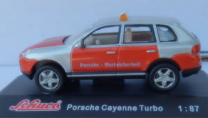 Schuco Edition 1:87 Porsche Cayenne Werksicherheit