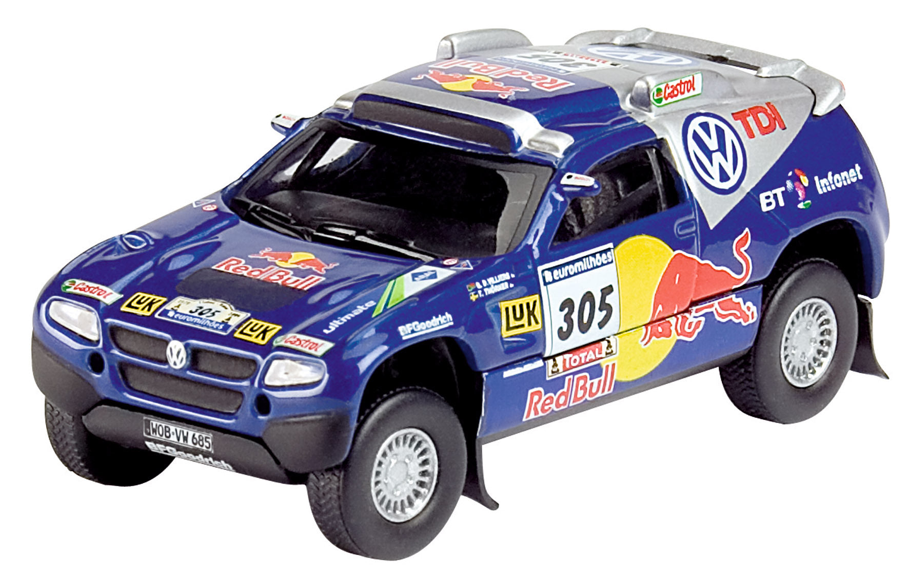 Schuco Edition 1:87 VW Race Touareg 2 set – German Aircooled