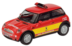 Schuco Edition 1:87  Mini Cooper, Feuerwehr