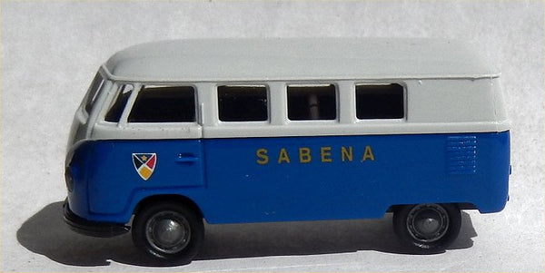 Modèle Réduit 1/87 Brekina - VW T2 Bus Sabena, Neuf, Collection Miniature