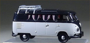 Brekina VW T1b Camper Bus ,grey black
