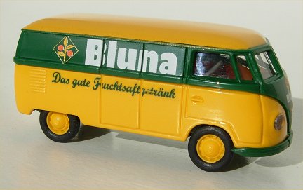 Brekina VW Kastenwagen T1a Bluna fruit juice