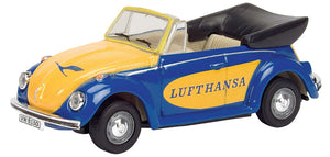 Schuco Junior Line 1:72 VW Bug Cabrio "Lufthansa"