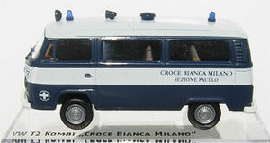 Brekina VW Kombi T2 Croce Bianca Milano