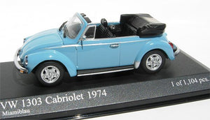 Minichamps VW 1303 Cabrio 1974 blue 430-055140 [W1F]