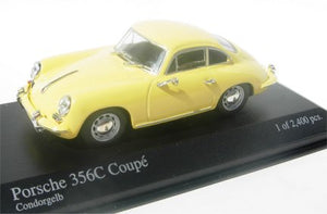 Minichamps 1:43 Porsche 356C Coupe' Condorgelb  430-062327 [W1A]