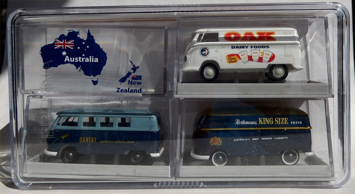 Set Asia Brekina 3 Volkswagen T1b Del 1960, Scala 1/87, Modellismo, 90496