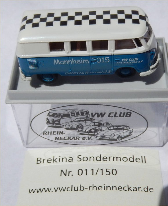 Brekina VW T1b Kombi Special Model for VW Club Rhein-Neckar 2015