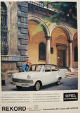Brekina Opel Rekord PII Coupe' white