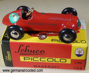 Schuco Piccolo Maserati Race Car Red, Langenburg Classic