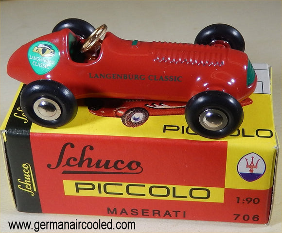 Schuco Piccolo Maserati Race Car Red, Langenburg Classic